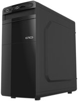 AIO Orbic fekete mATX számítógép ház, táp nélkül