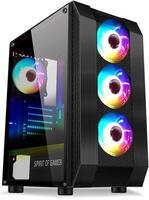Ház Spirit of Gamer ROGUE VI RGB Windowed ATX Black 8003RA