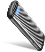 USB3.2 Type-C SSD Ház  M.2 SATA USBmicro-B Axagon Ribbed EEM2-SA
