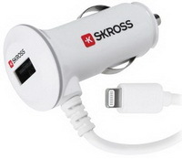 Skross SKR2900612 szivargyújtó USB+Ligtning adapter