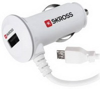 Skross SKR2900613 szivargyújtó USB+microUSB adapter