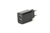 Adapter 2xUSB 2.1A 230V 10W 5v Black Gembird EG-U2C2A-03-BK