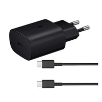 Adapter 1xUSB-C 3A Samsung+Type-C 1m BK EP-TA800EBE+EP-DA905BBE
