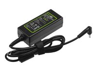 Adapter NB 33W AC Green Cell  Asus 19V 1,75A 4mmx1,35mm AD70P