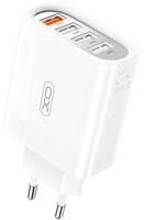 Adapter 4xUSB 18W 2,4A White XO L100