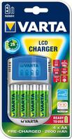 Akkutöltő Varta Plug In LCD +AA 2600mAhx4 (R2U) Siver57070201451