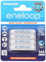 Panasonic Eneloop 4X750mAh AAA akku BK4MCCEC4BE