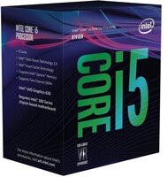 Intel Core i5-8600K 3,6GHz 9MB LGA1151 BOX processzor, dobozos