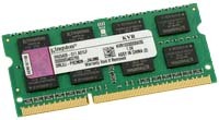 DDR3 SO-DIMM 2Gb/1333MHz Kingston Single Rank CL9 KVR13S9S6/2