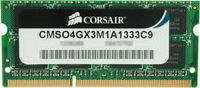 DDR3 SO-DIMM 4Gb/1333MHz CL9 Corsair CMSO4GX3M1A1333C9