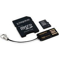 Kingston 16GB Class 4 microSDHC memóriakártya SD adapterrel