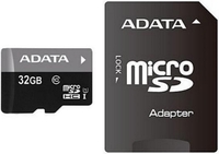 A-data 32GB Class10 UHS-I microSDHC memóriakártya + SD adapter