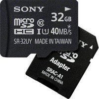 Sony 32GB Class10 microSD memóriakártya + SD adapter