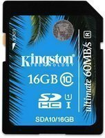 Kingston 16Gb HC Class10 Ultimate SD memóriakártya