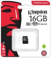 Kingston Canvas Select Plus 100R A1 16Gb Class10 microSDHC memóriakártya SDCS2/16GBSP
