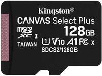 SDmicro 128Gb Kingston SDXC Canvas Single Pack SDCS2/128GBSP