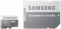 Samsung MB-MG16EA/EU 16Gb Class10 Pro UHS-1 microSDHC memóriakártya + SDadapter