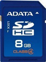 A-DATA 8GB SDHC Class 4 memóriakártya