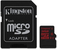 Kingston SDCA3/32GB 32GB UHS-I/U3 Micro SDXC memóriakártya + SD adapter