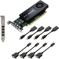PNY Quadro K1200 4Gb 4xmini-DisplayPort (mDP) PCIE videokártya