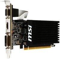 MSI DDR3 Passive GT 710 1GD3H LP 710GT 1Gb DDR3 PCIE LowProfile videokártya