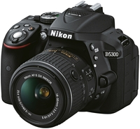 Nikon Dig.Cam D5300 Digitális SLR váz +18-55 VR II Kit Black