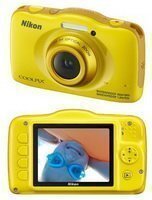 Nikon Coolpix S32 13Mp sárga vízálló digitális kamera +hátizsák