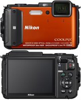 Nikon Coolpix AW130 16Mp vízálló, por és ütésálló digitális kamera, fekete