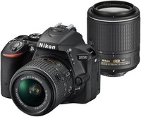 Nikon D5500 digitális érintőképernyős SLR váz, fekete + 18-55 VR II + 55-200 VR II kit