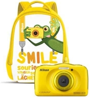 Nikon Dig.Cam Coolpix W100 13Mp Yellow+táska VQA013K001