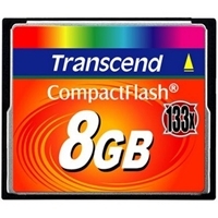 CF  8Gb Compact Flash Transcend TS8GCF133