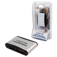 Kártyaolvasó USB Logilink ezüst CR0001B 56in1