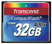 CF 32Gb Compact Flash Transcend 400x TS32GCF400