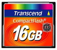 CF 16Gb Compact Flash Transcend TS16GCF133