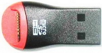 Kártyaolvasó USB Gembird microSD FD2-MSD-3