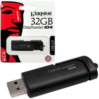 Kingston DataTraveler 104 32GB USB 2.0 pendrive, fekete