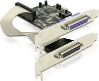 Printer kártya PCIE 2x párhuzamos Delock 89125