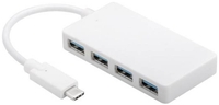 USB3.1 Multiport adapter+HUB USB-3.1/C - 4xU3.0-A Goobay 66274