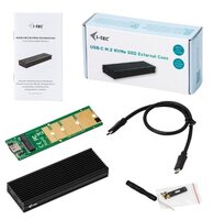 i-Tec M.2 NVMe PCIe Type-C külső SSD ház, fekete