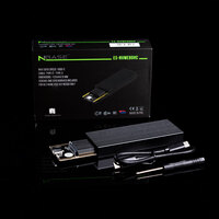 USB3.1 Type-C SSD Ház M.2 2230/42/60/80 NVMe nBase ES-NVME80HC