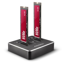 USB-C 3.2 SSD M.2 Dual Dokkoló Axagon  ADSA-M2C