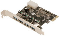 Multi I/O PCIE 4xUSB 3.0 Port LogiLink PC0057A