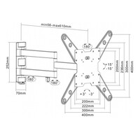 Monitor Kar LCD Univerzális Equip 650105 23