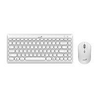 Key HU USB Genius Wless Luxmate Q8000 Kit+MouseWhite31340013415