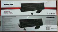 Key HU USB SilverLine WKM1618 Wireless +Mouse Black