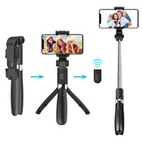 Selfie-bot Media-Tech 3,5mm jack+Tripod BT Távirányító MT5542