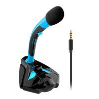 Mikrofon Promate asztali Tweeter-4 Black/Blue MCRTWEETER4BL