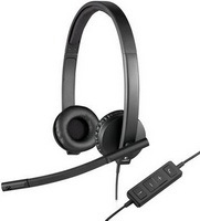 Fejhal +mikrofon Log H570E USB Headset 981-000575