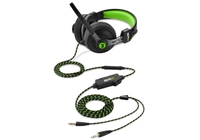 Fejhal +mikrofon Sharkoon Rush ER2 Black/Green