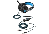 Fejhal +mikrofon Sharkoon Rush ER2 Black/Blue